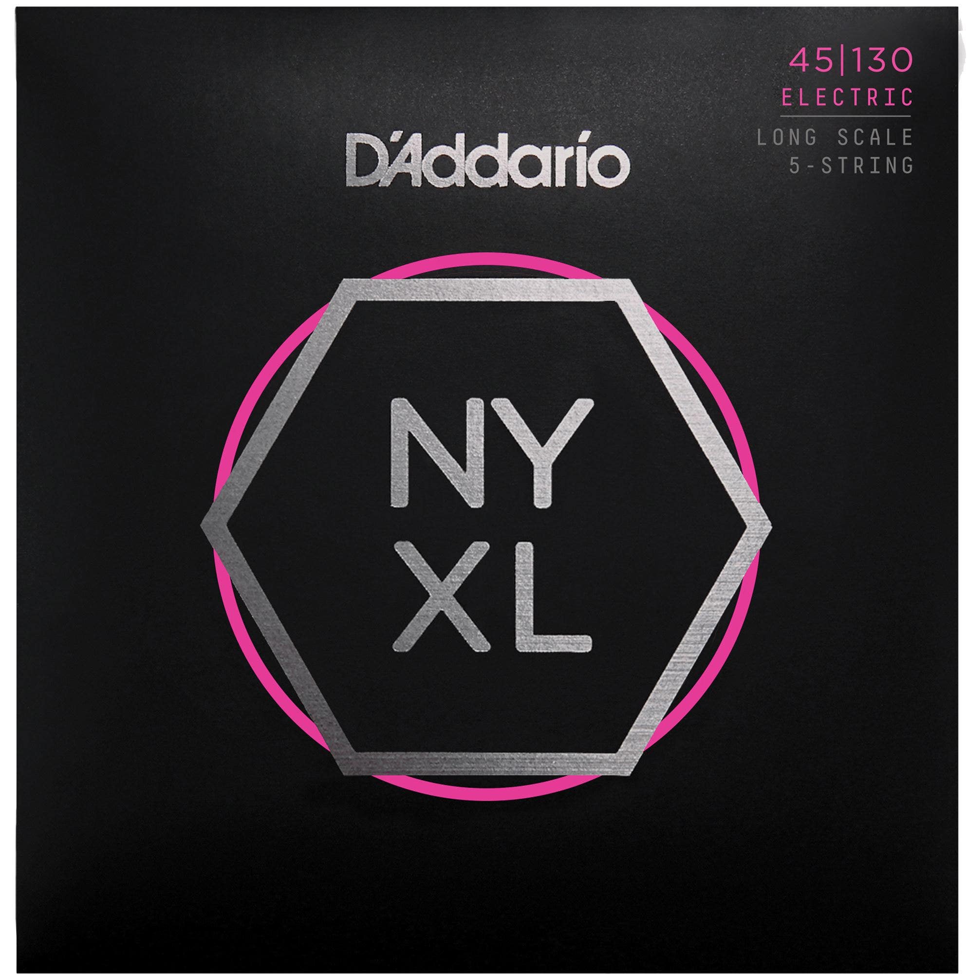D'Addario NYXL45130 Nickel Wound 5-String Bass Strings