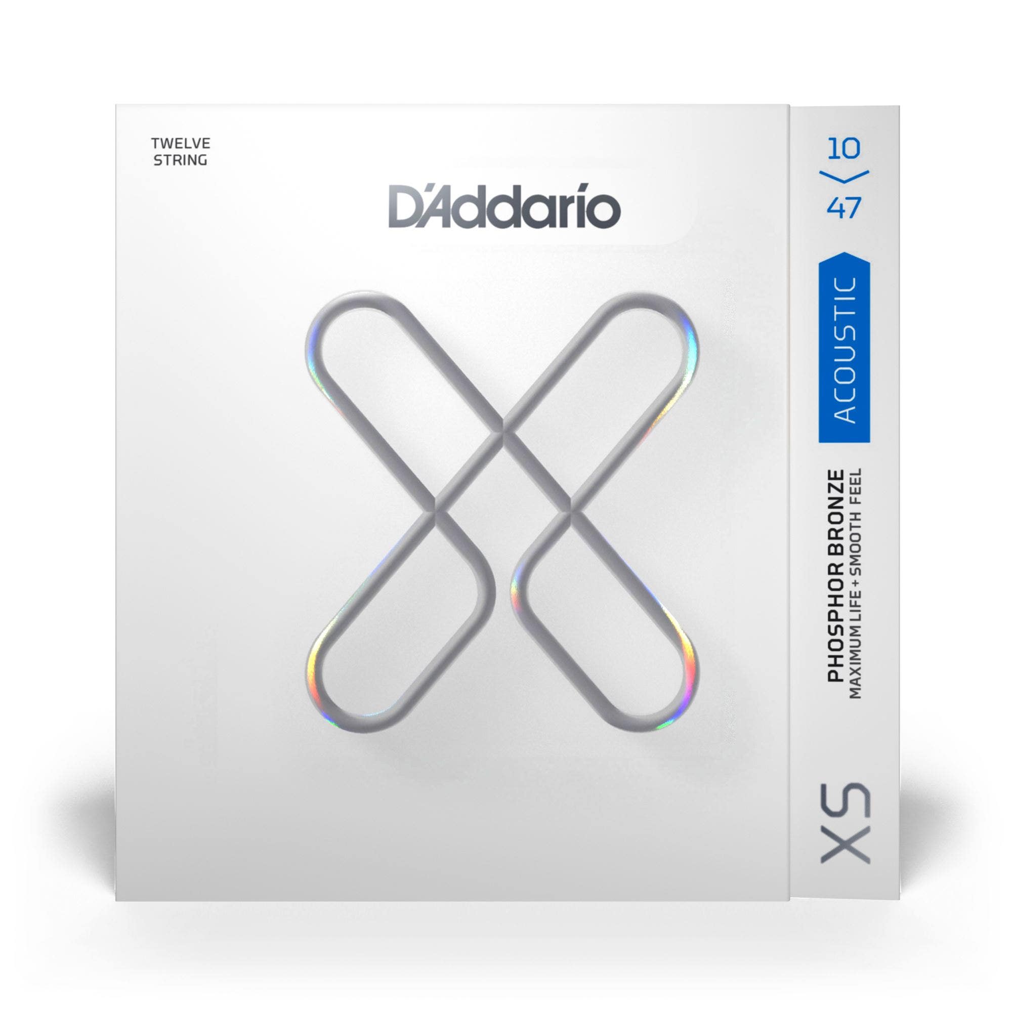 D'Addario XSAPB1047-12 XS 12-String Acoustic Guitar Strings
