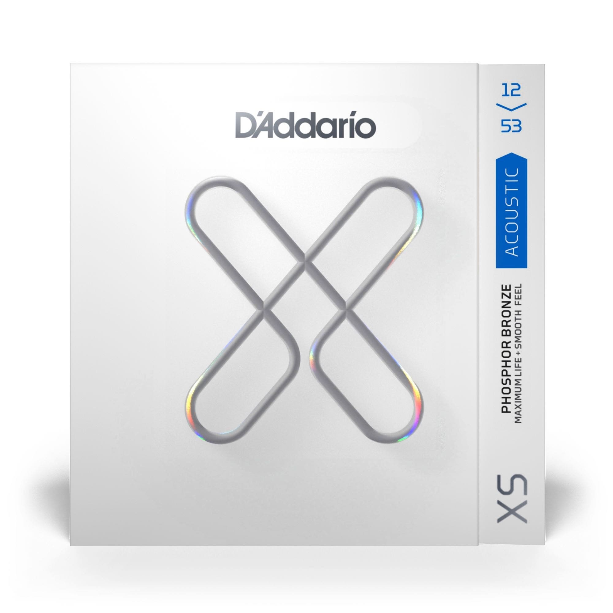 D'Addario XSAPB1253 XS Phosphor Bronze Acoustic Guitar Strings