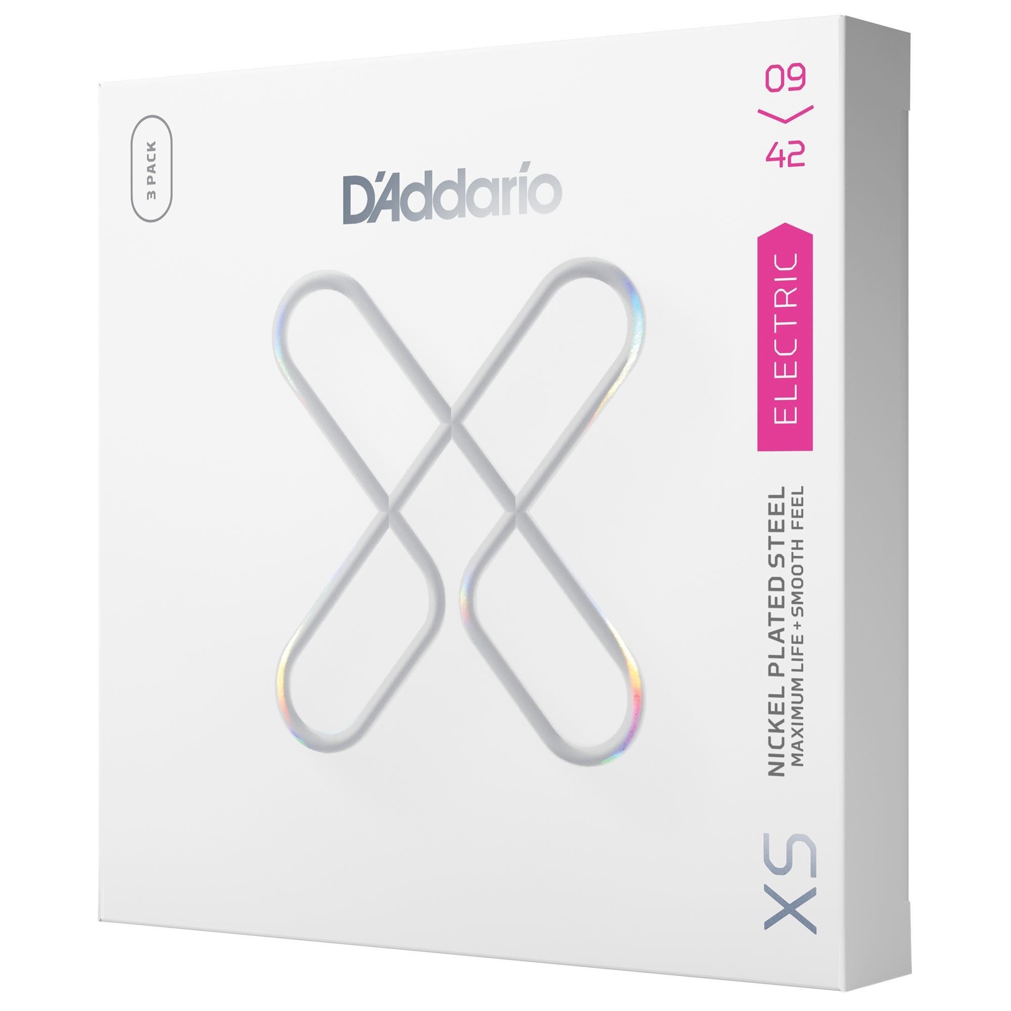 D'Addario XS Electric Guitar Nickel Strings