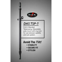 Tsp Riser D.A.S. Audio TSP-1 Telescoping Pole for Speakers | American Musical Supply