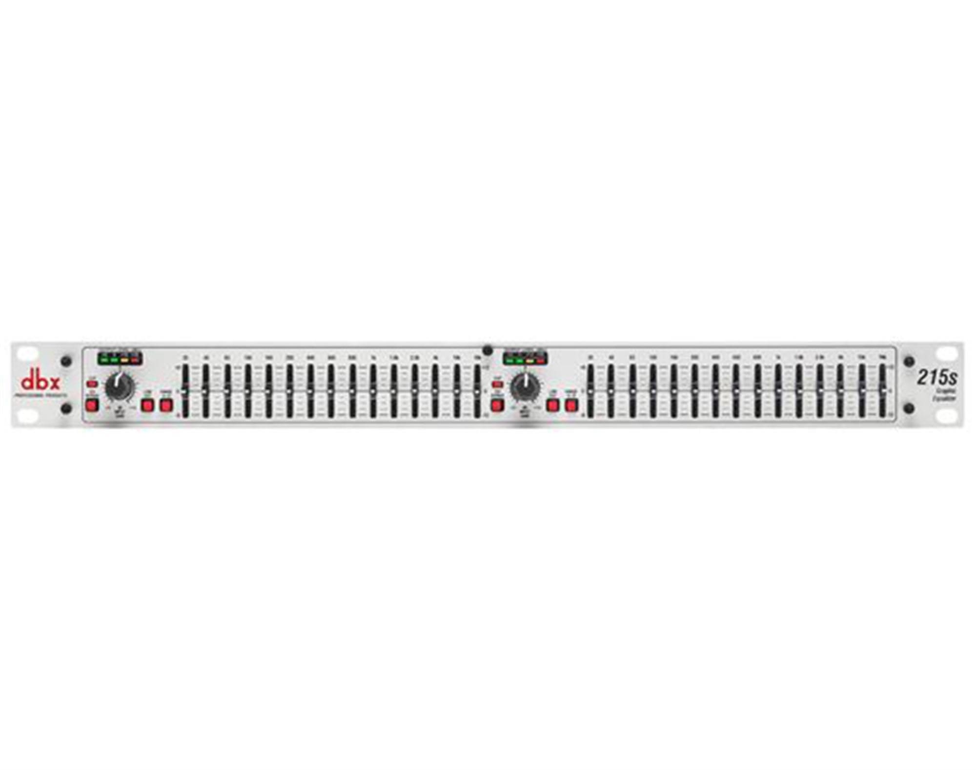 dbx 215S Dual Channel 15 Band 2/3 Octave Graphic Equalizer