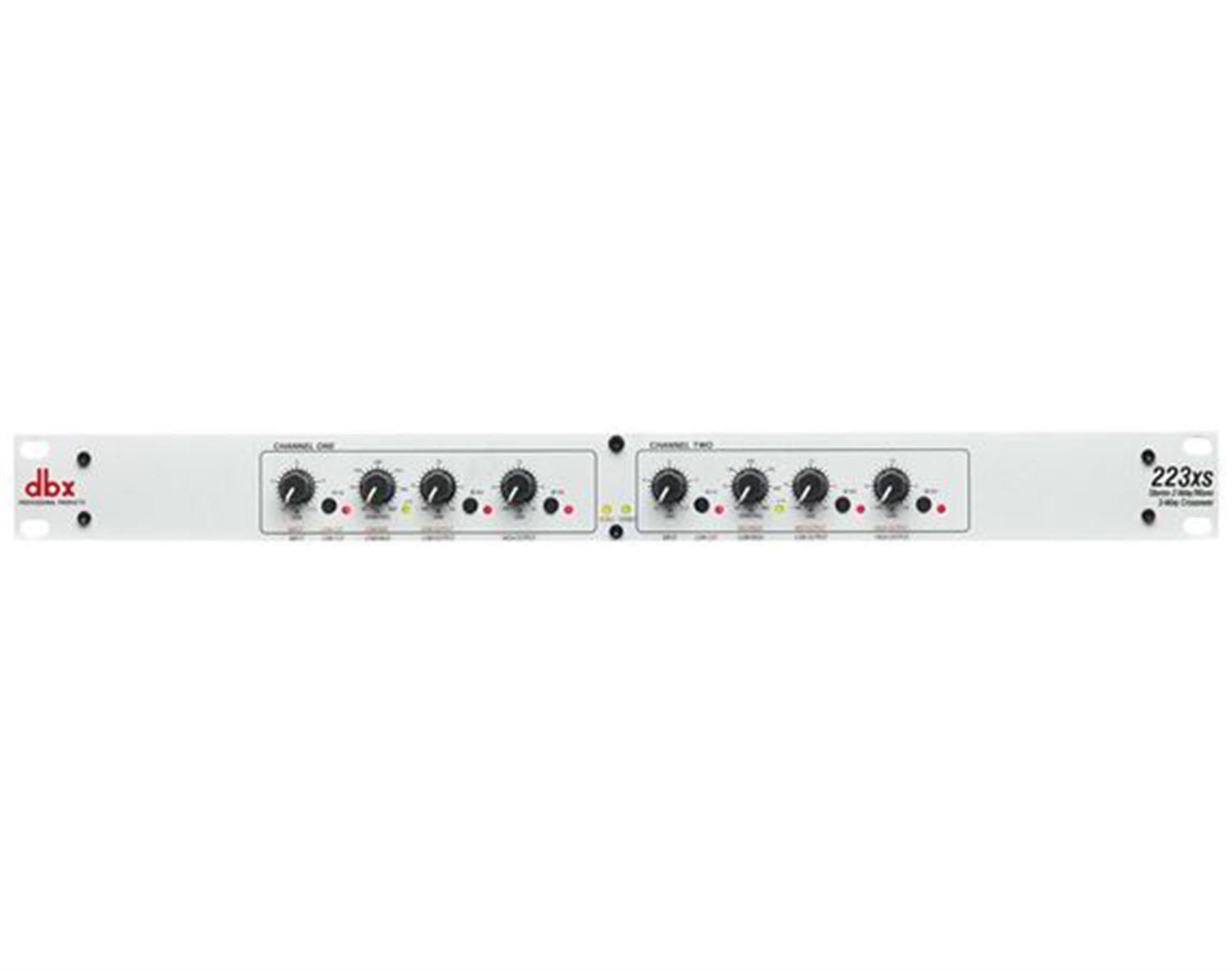 dbx 223XS Stereo 2 Way Mono 3 Way Crossover With XLR Connectors