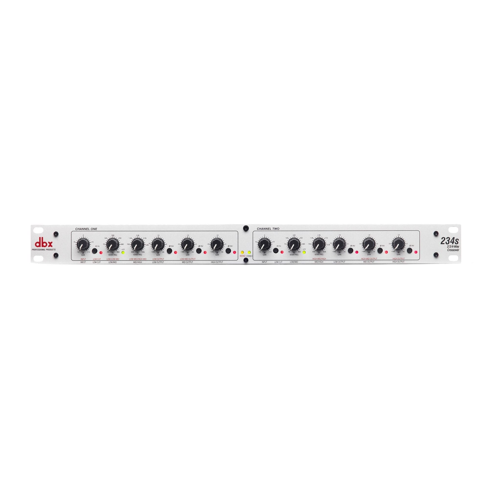 dbx 234S Stereo 2/3 Way Mono 4 Way Crossover