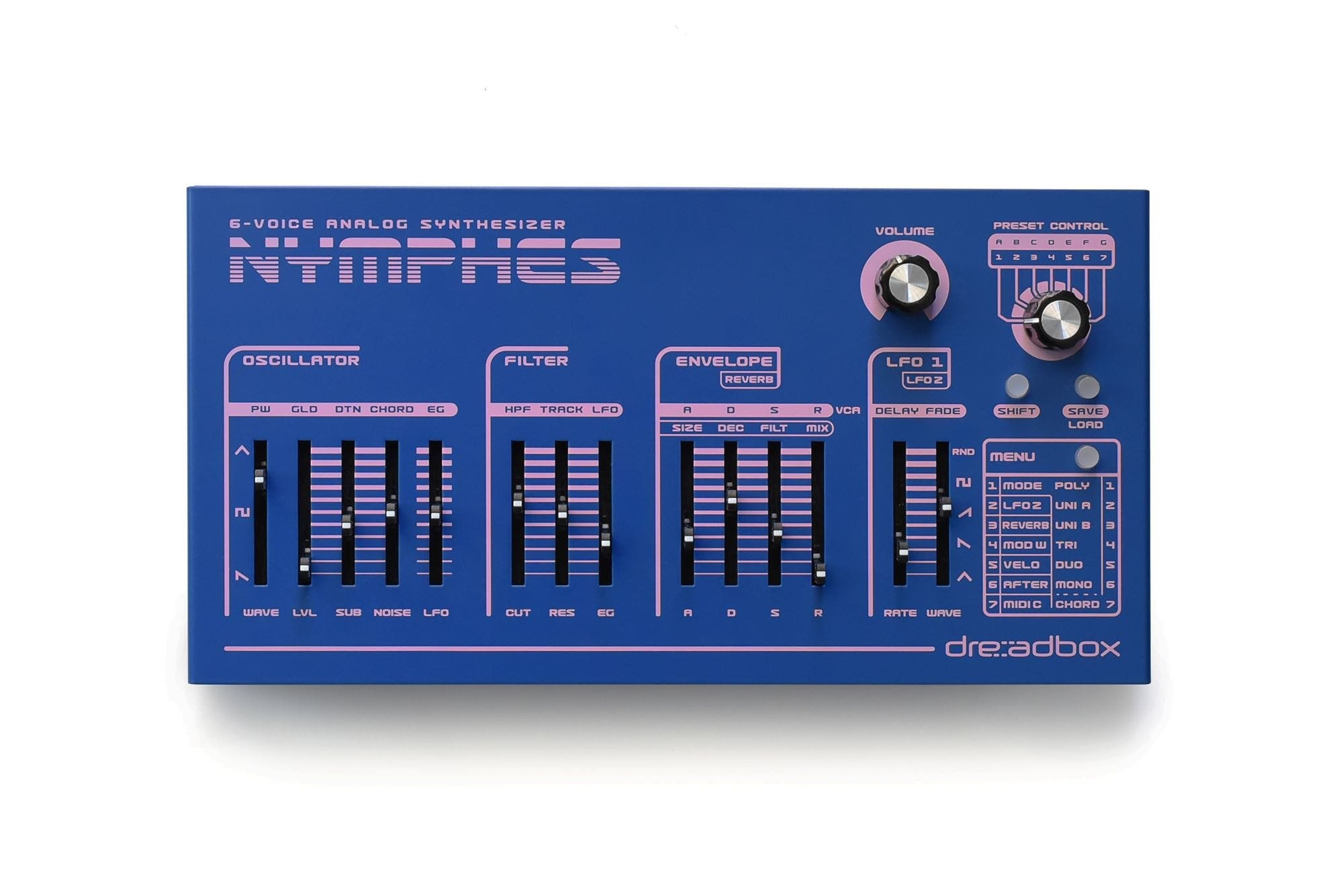 Dreadbox Nymphes 6 Voice Analog Synthesizer