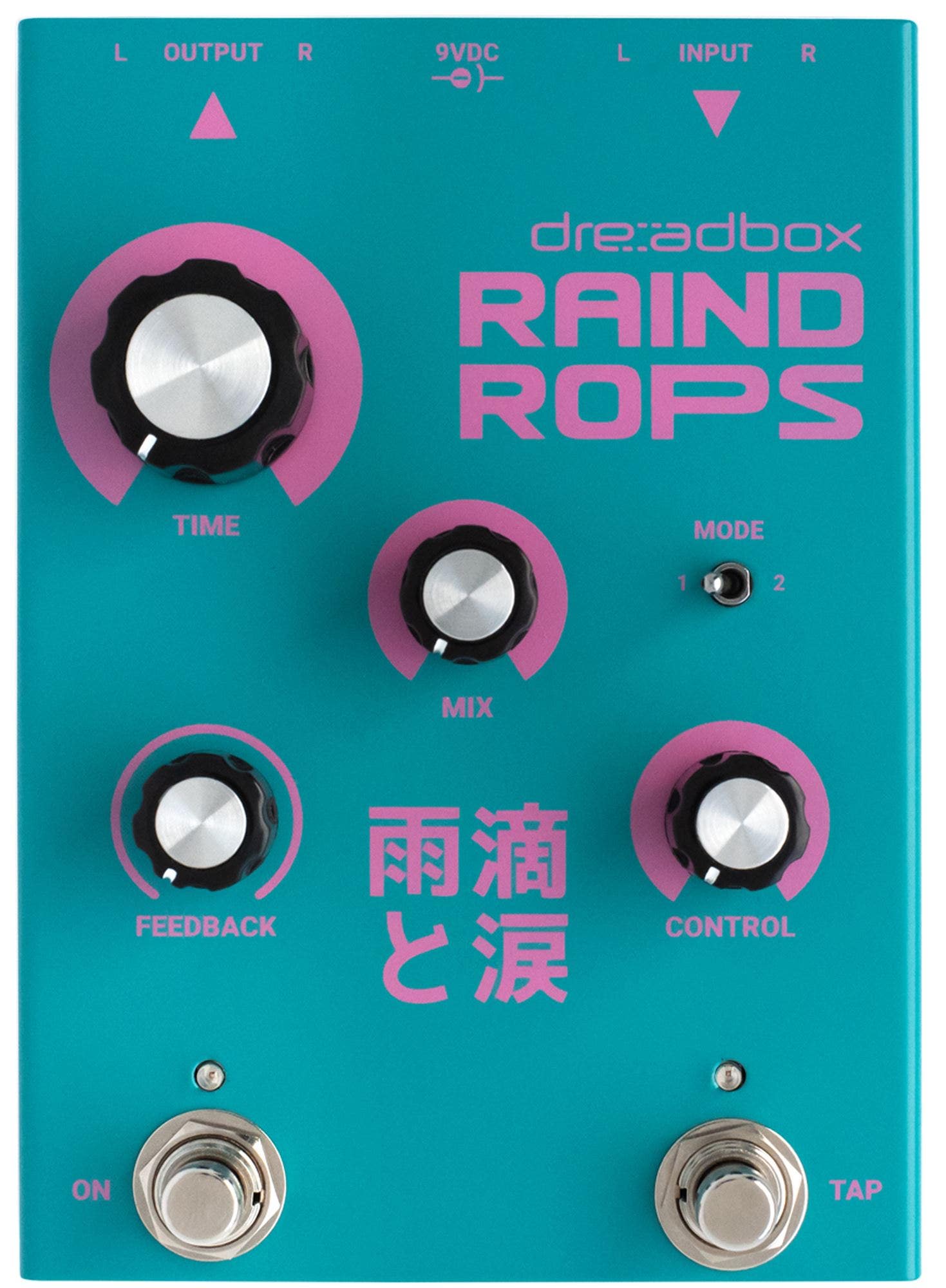 Dreadbox Raindrops Hybrid Stereo Delay Pedal