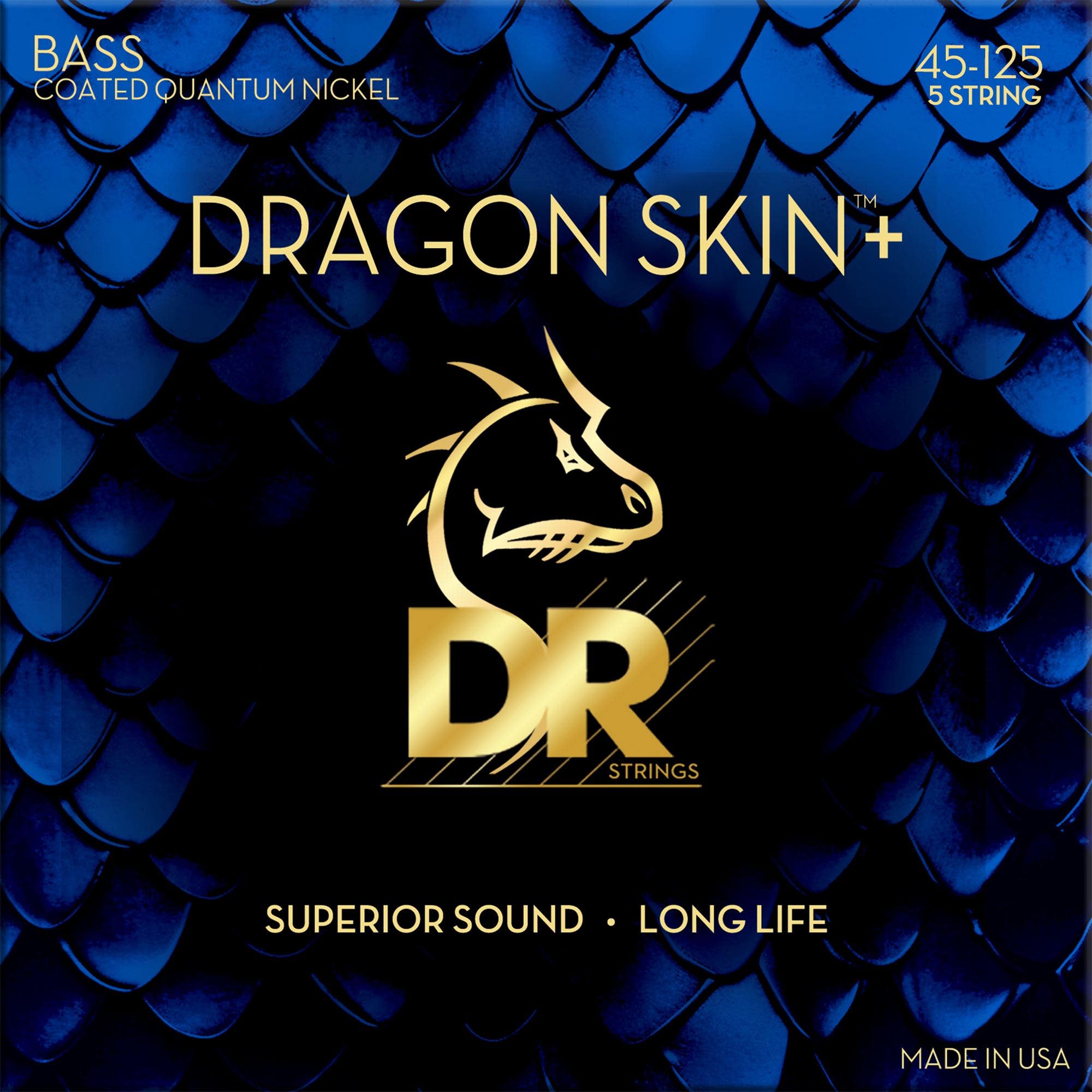 DR Strings DBQ5-45 Dragon Skin Plus 5 String Set