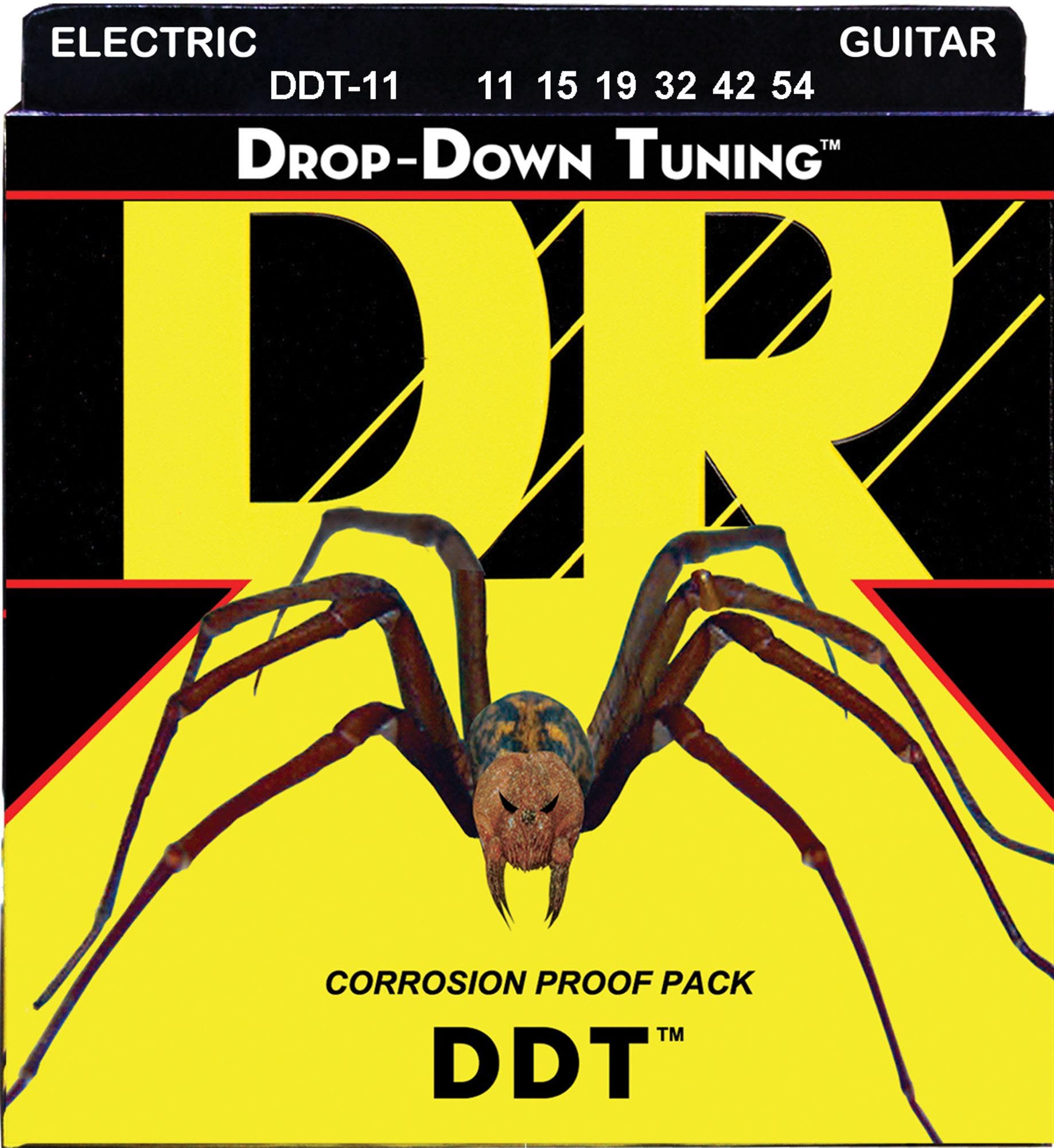 DR Strings DDT11 Drop Down Tuning Electric Guitar Strings 11-54