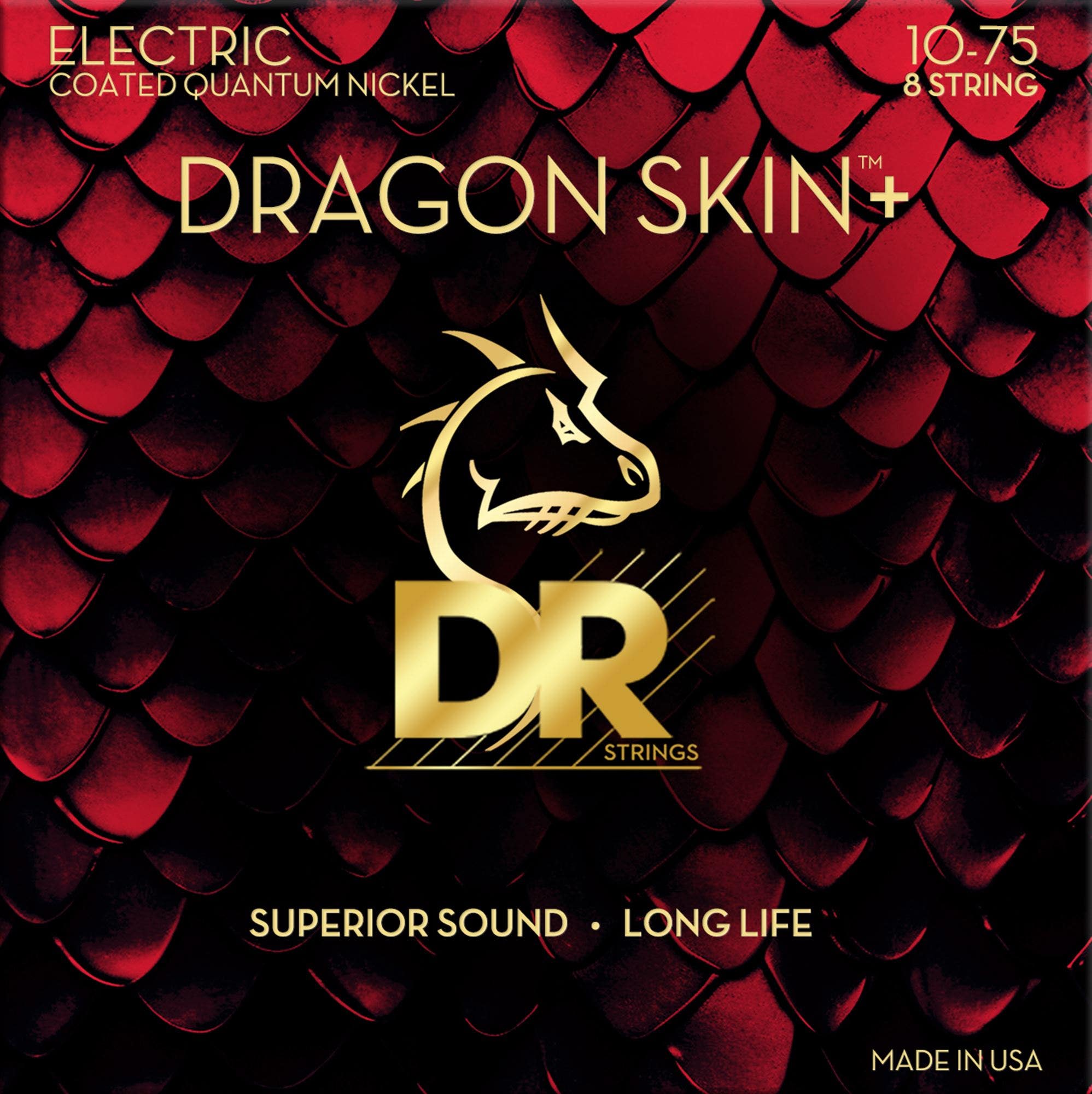 DR Strings DEQ-8/10 Dragon Skin Plus 8 String Set