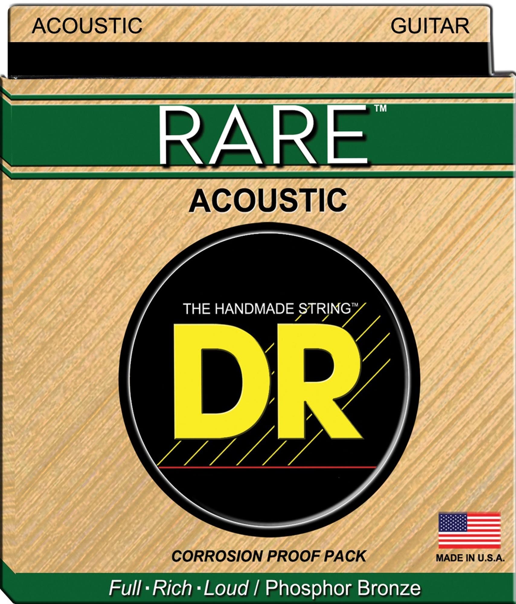 DR Strings RPML11 Rare Bronze Acoustic Guitar Strings
