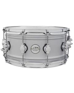 DW Design 6.5x14" Matte Aluminum Snare Drum