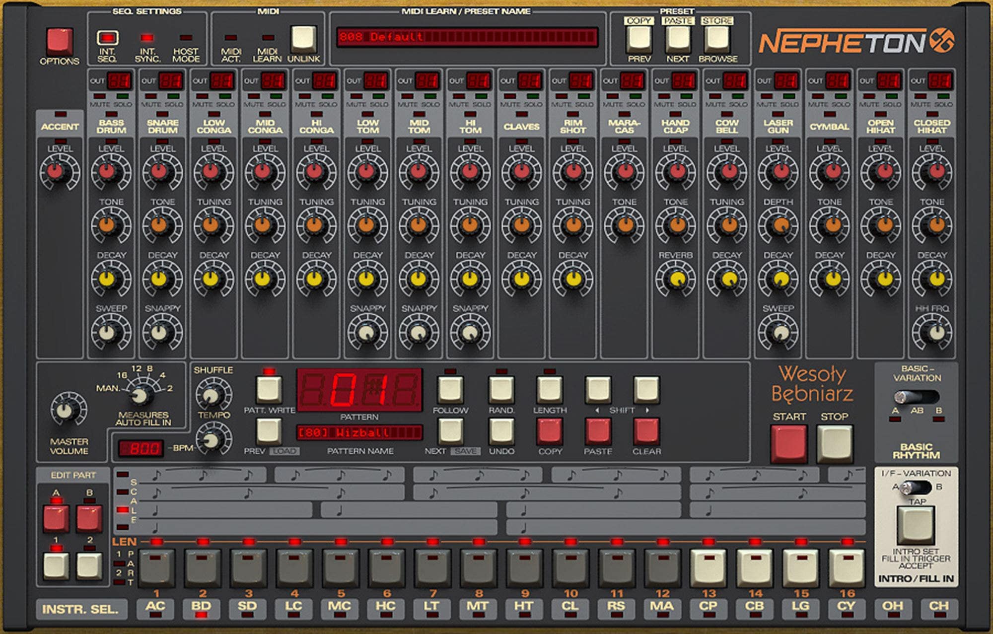 D16 Group Nepheton 2 Drum Machine Plugin Download