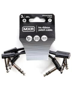 MXR 3PDCISTR Ribbon TRS Cable with Right Angle Ends 3 Pack
