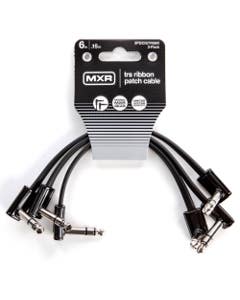 MXR 3PDCISTR06R Ribbon TRS Cable 6" 3 Pack