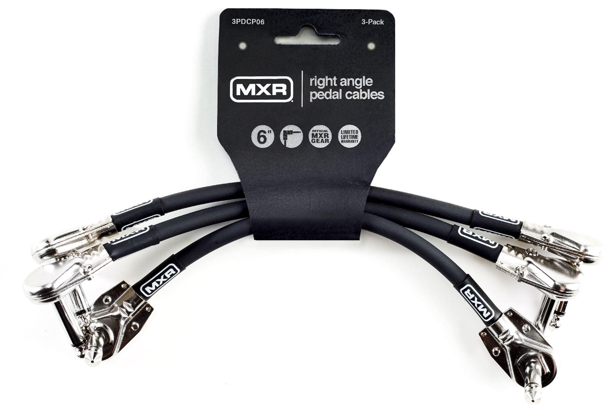 MXR 3PDCP06 Instrument Patch Cables 6 inch 3 Pack