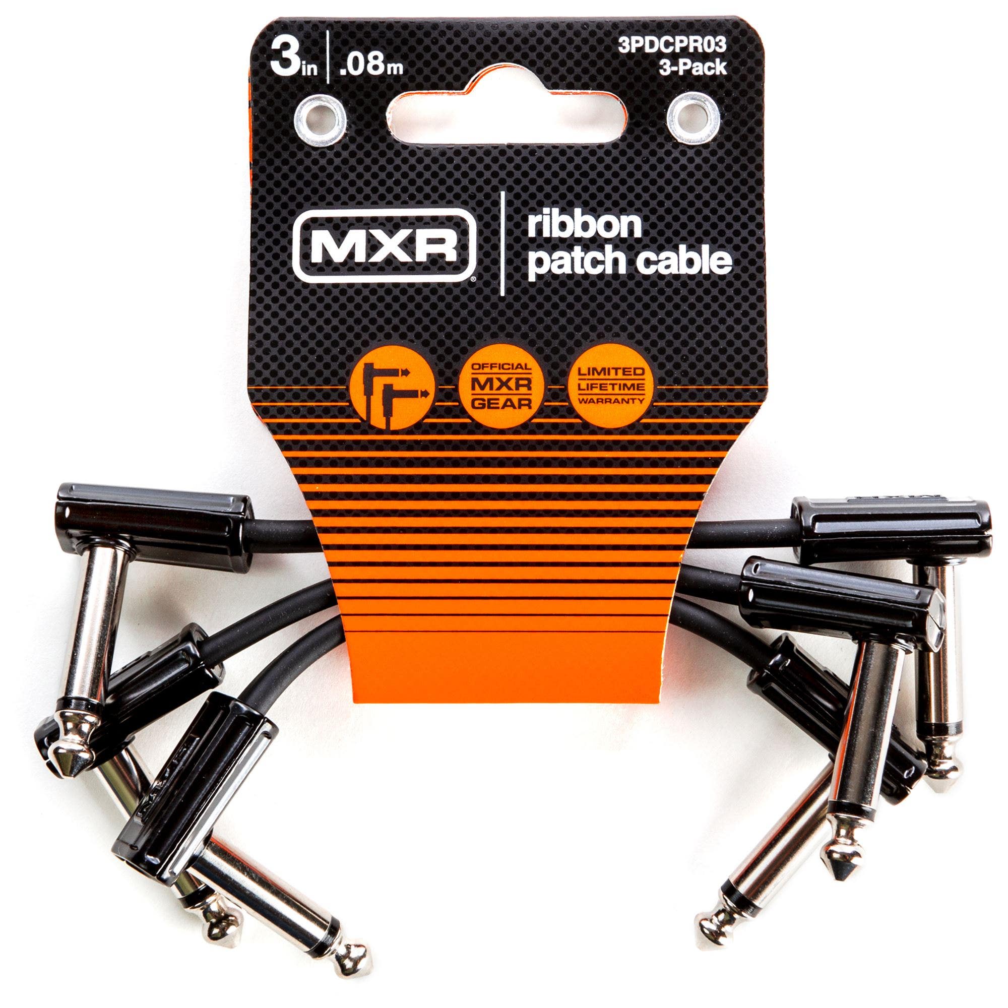 MXR 3PDCPR Ribbon Patch Cable 3 Pack
