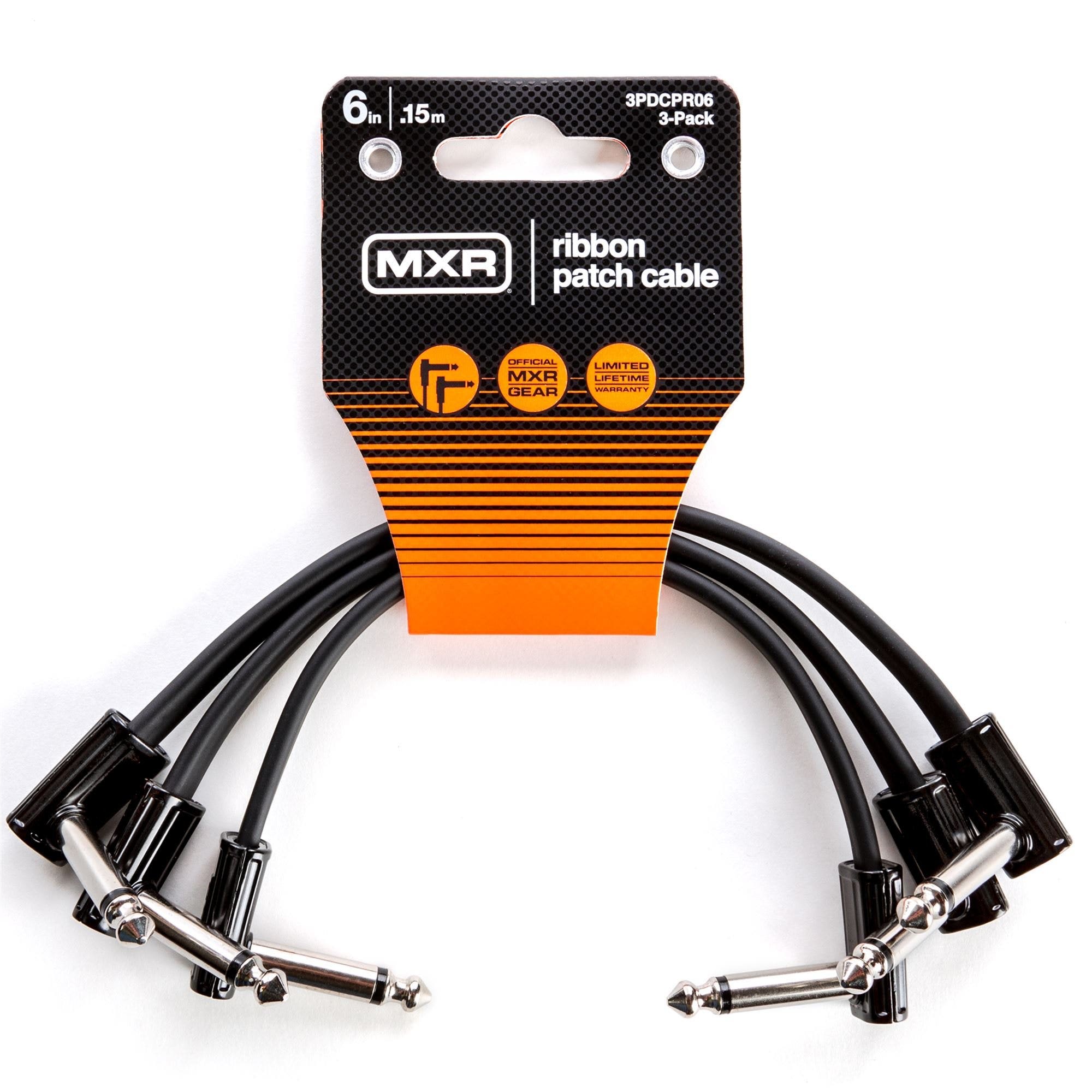 MXR 3PDCPR06 Ribbon Patch Cables 6" 3 Pack