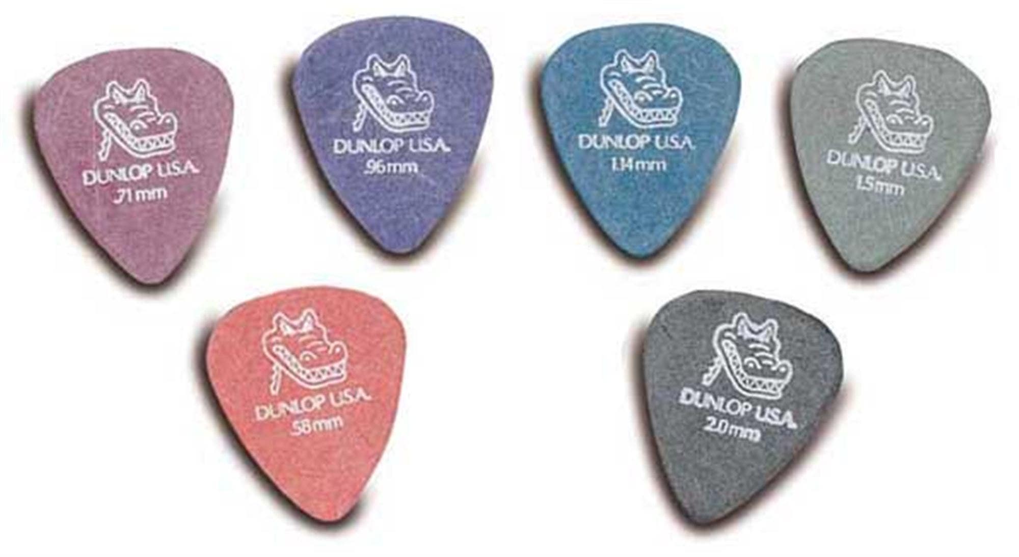 Dunlop 417P Gator Grip Standard Guitar Picks 12 Pack