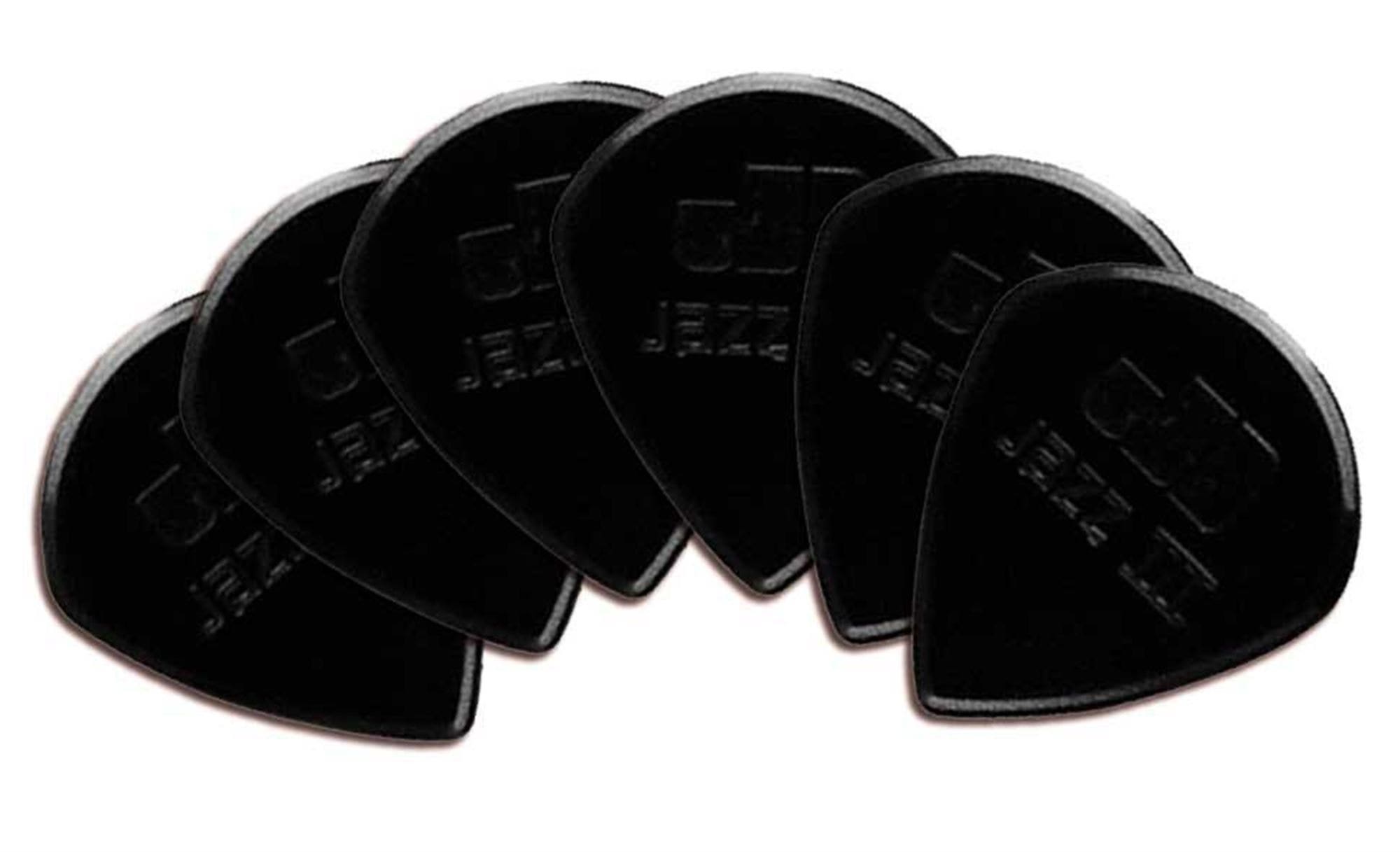 Dunlop 47P3N Nylon Jazz III Guitar Picks 6 Pack Red