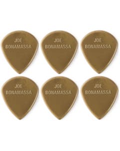 Dunlop 47PJB3NG Joe Bonamassa Custom Jazz III Pick Gold 6 Pack