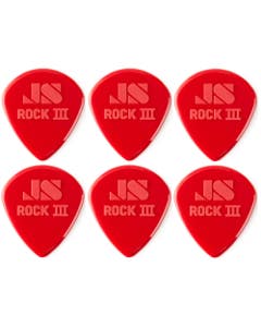 Dunlop 570P138 Rock III Custom Jazz III Pick 6 Pack