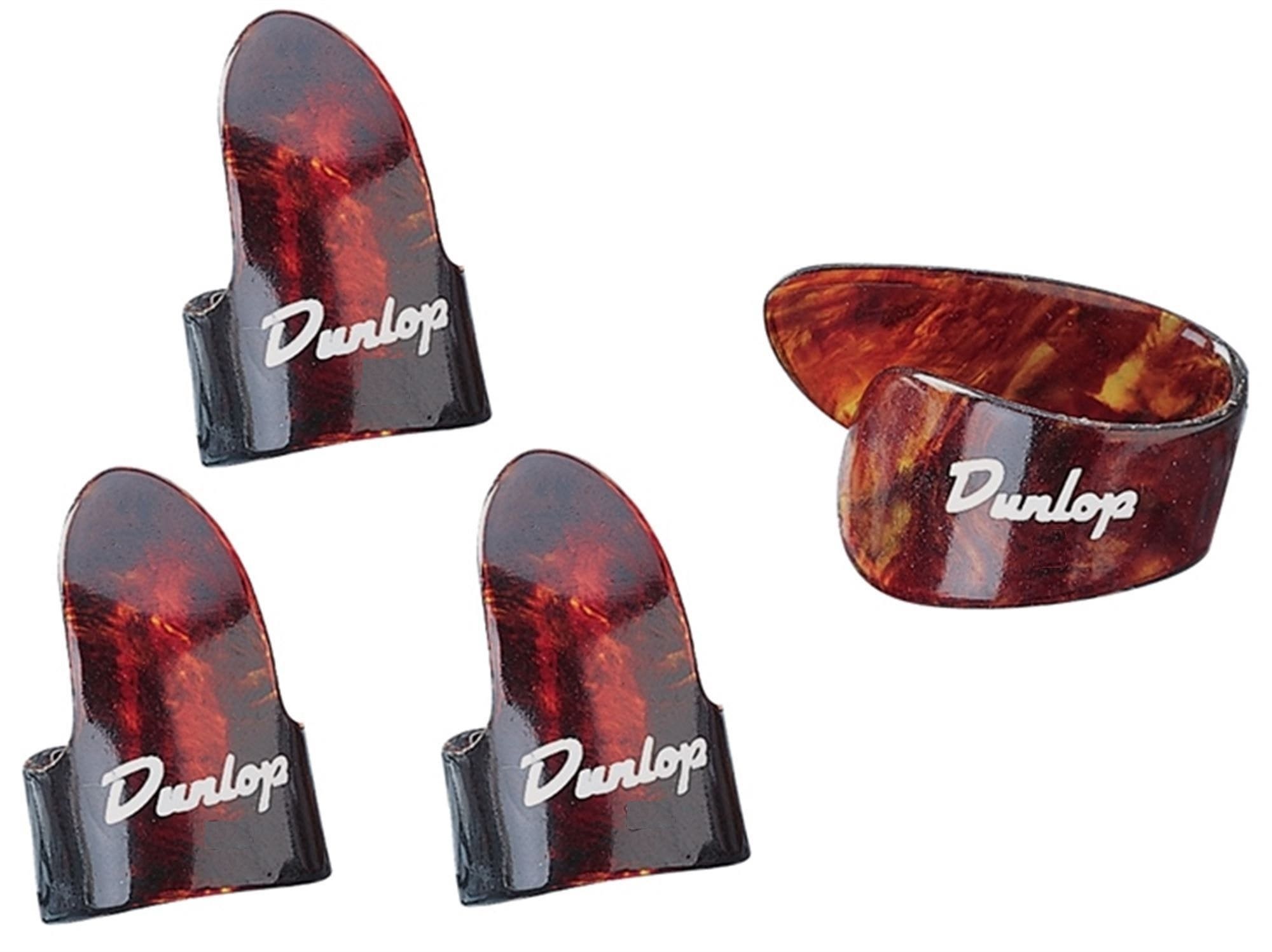 Dunlop 9010TP 3 Fingerpicks and 1 Thumb Pick Pack