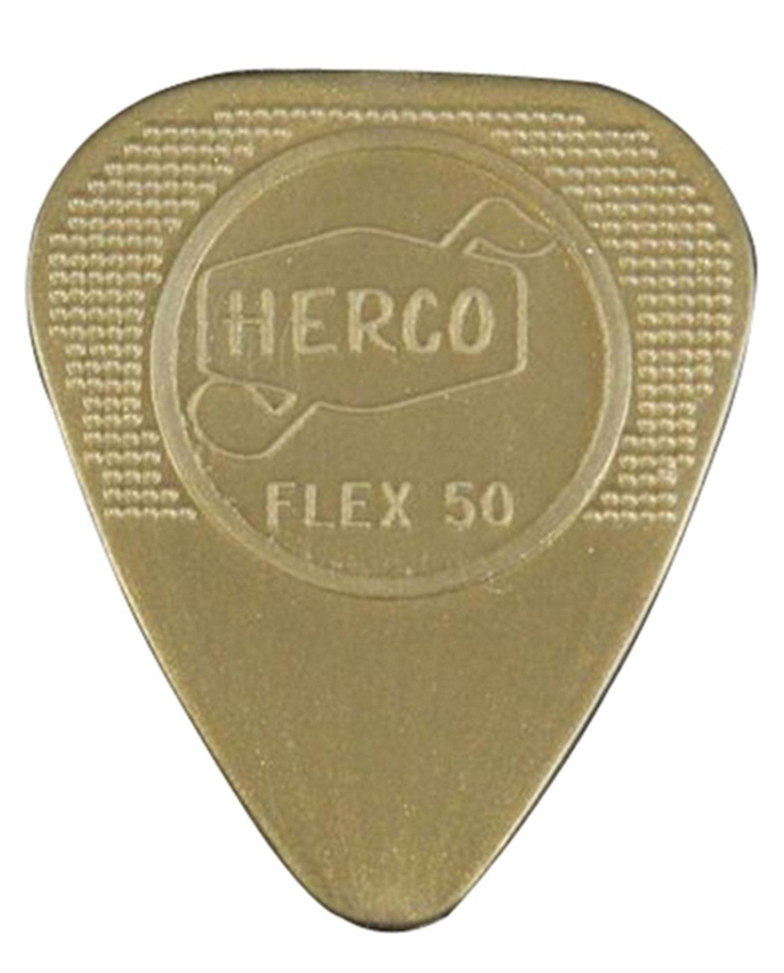 Dunlop HE210P Herco Nylon Flex 50 Flat Guitar Picks 12 Pack