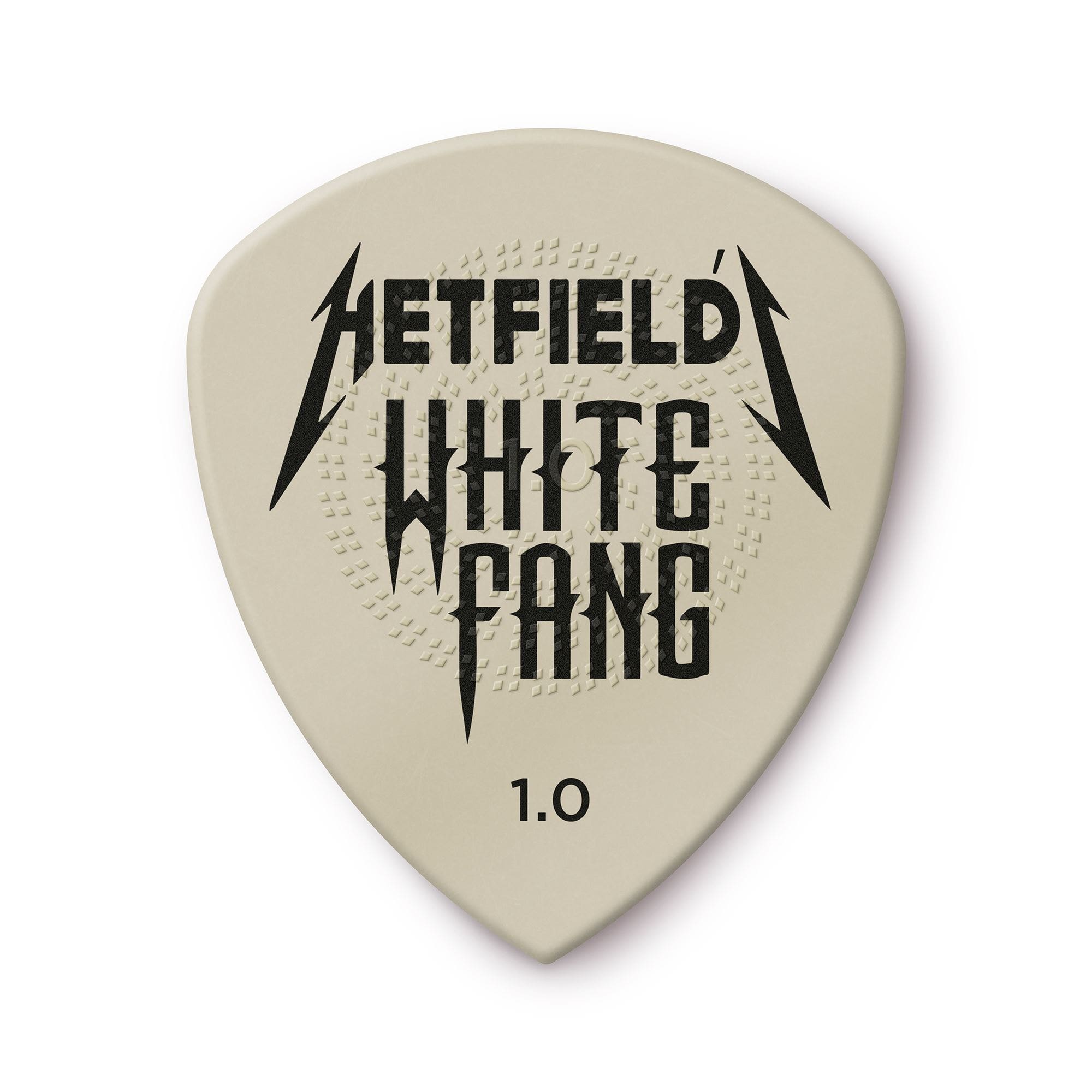 Dunlop PH122P100 Hetfield's White Fang Custom Flow Guitar Picks 1mm 6 Picks