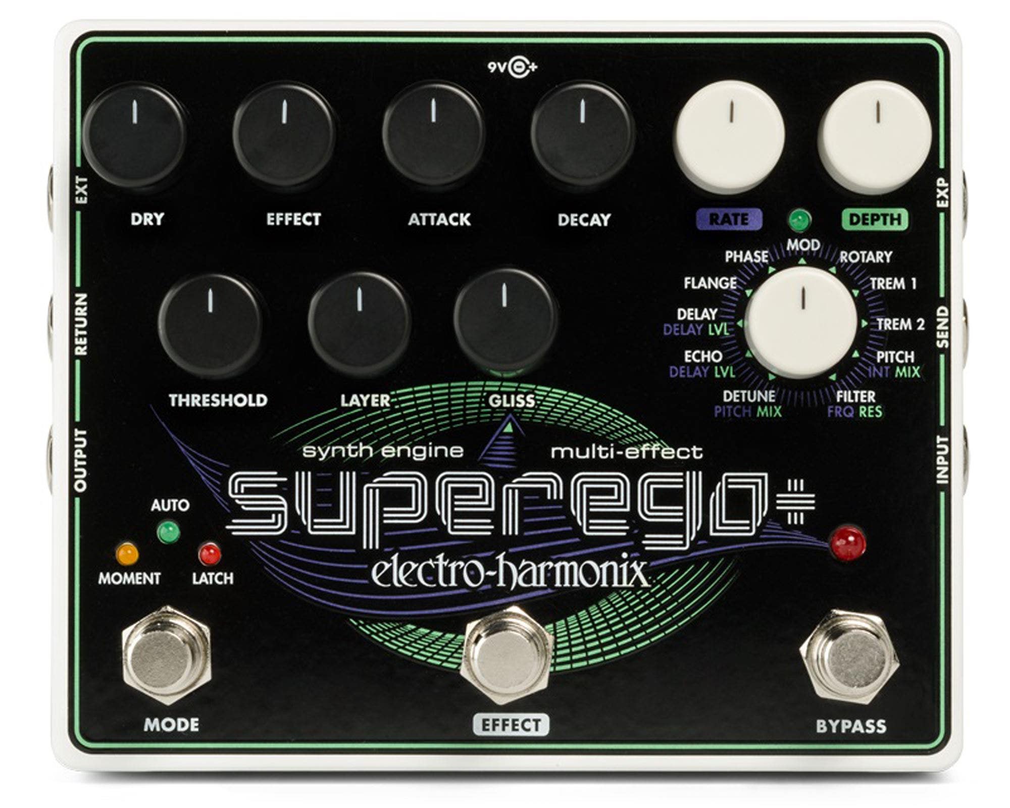 Electro Harmonix Superego Plus Synth Engine Multi Effect Pedal