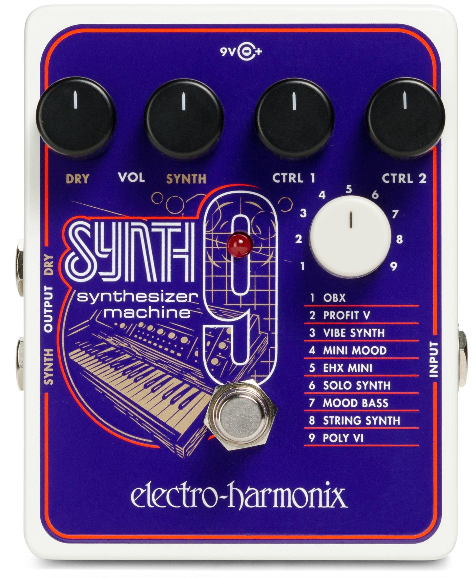 Electro Harmonix SYNTH9 Synthesizer Machine Pedal
