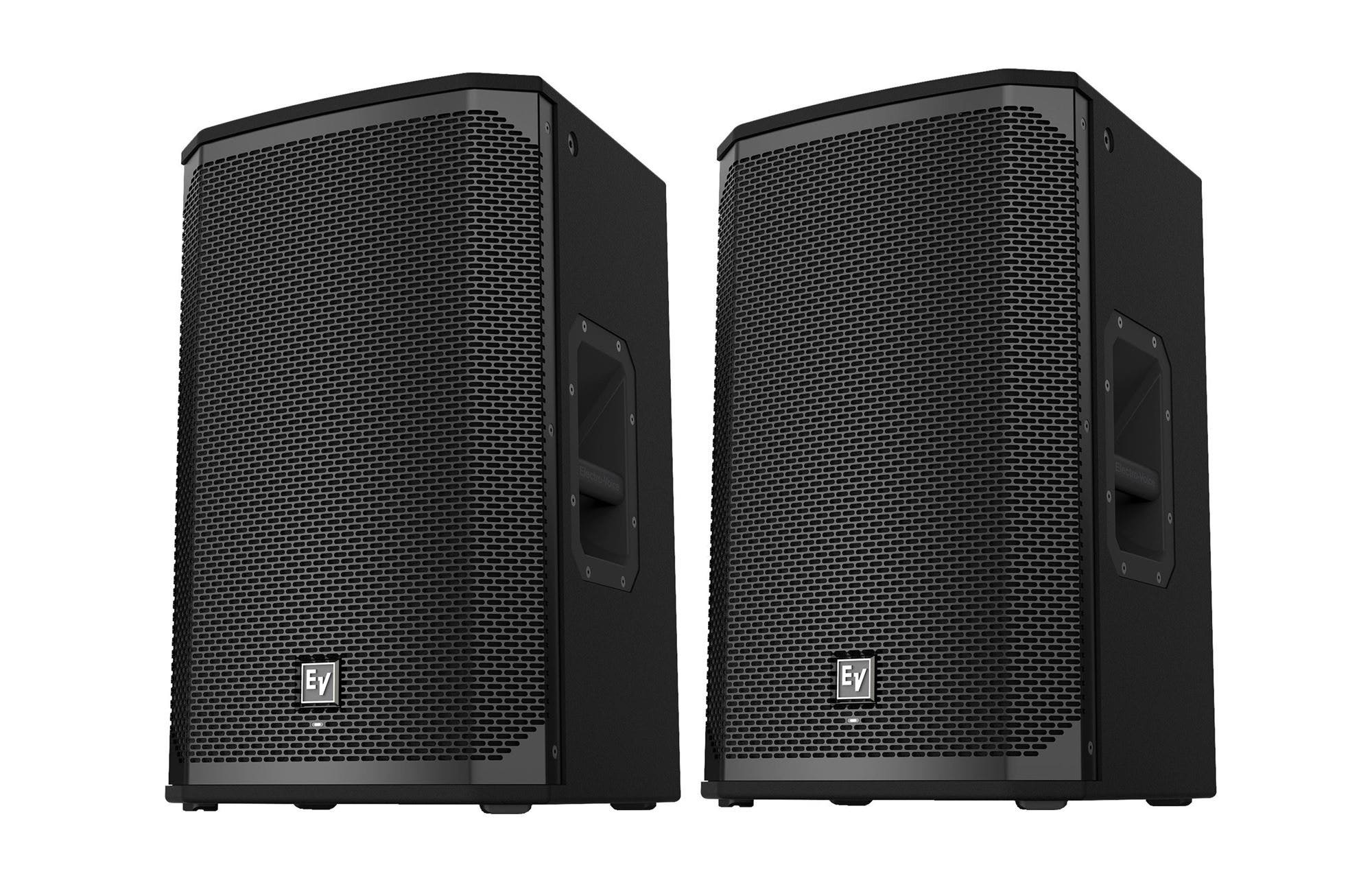 Electro-Voice EKX12P 12" 2 Way 1500 Watt Powered Loudspeakers Pair