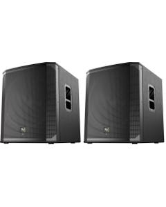 Electro Voice ELX20018SP 18" 1200 Watt Powered Subwoofers Pair