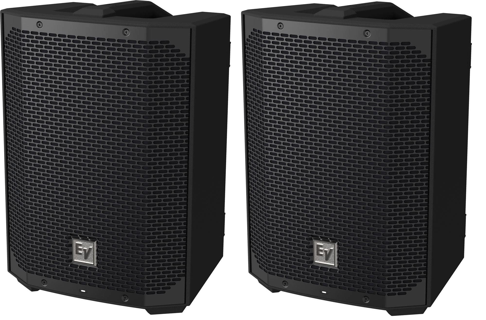 Electro Voice EVERSE 8 Weatherized Battery Powered Loudspeaker Black Pair