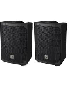 Electro Voice EVERSE 8 Weatherized Battery Powered Loudspeaker Black Pair
