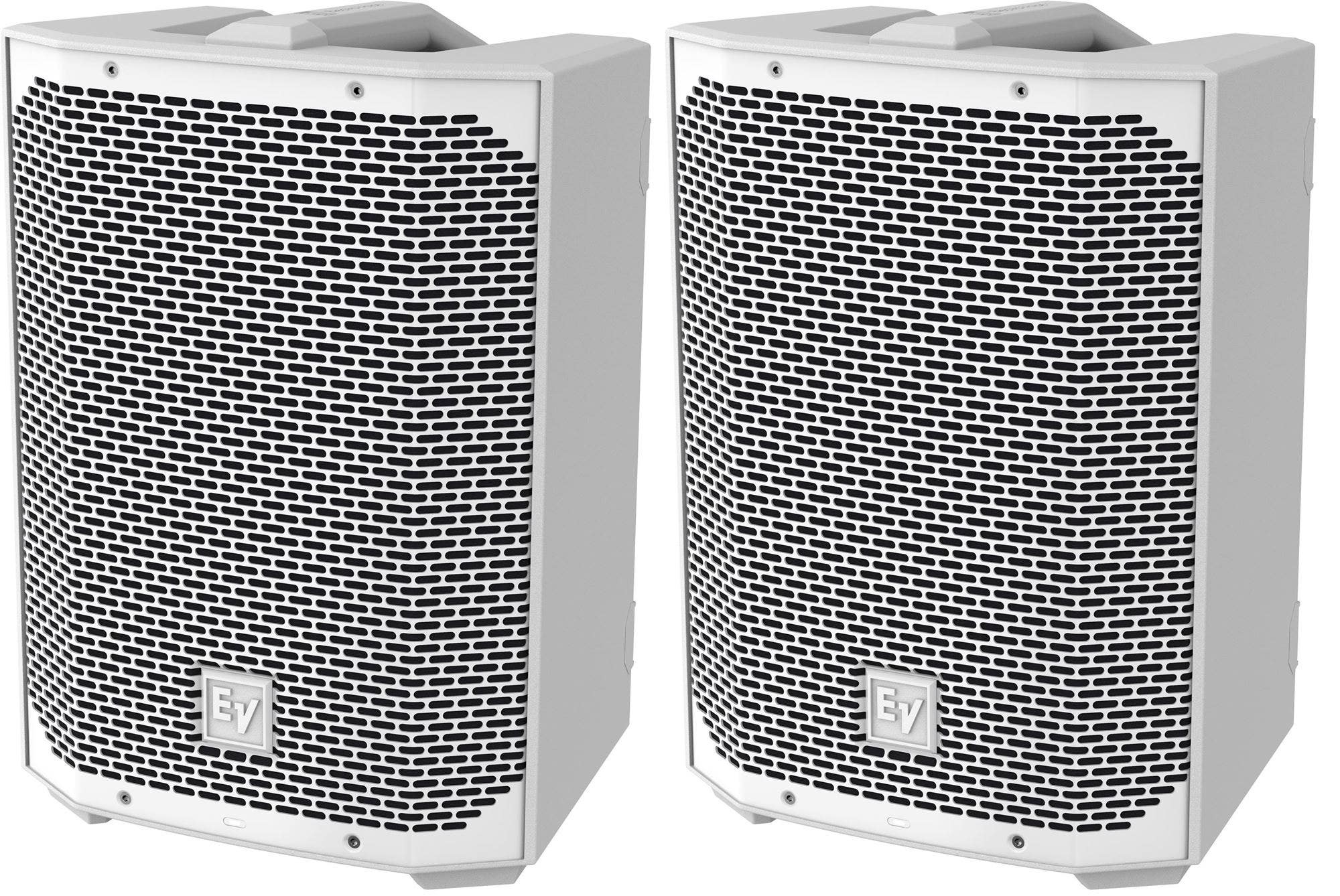 Electro Voice EVERSE 8 Battery Powered Speaker White Pair