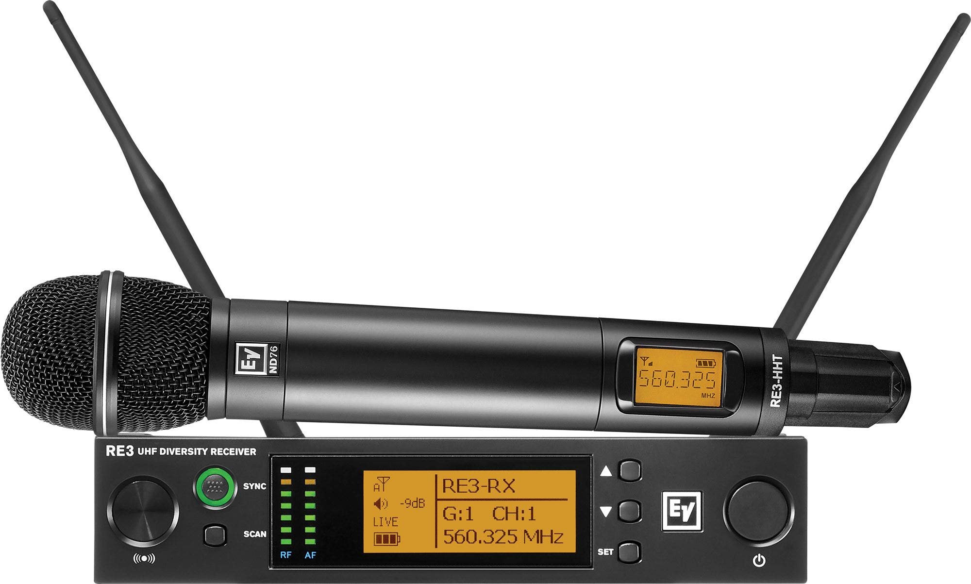 Electro Voice RE3-ND76 Handheld Wireless Vocal System