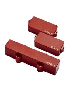 EMG Active X Series Frank Bello Signature Bass Guitar Pickup Set Red