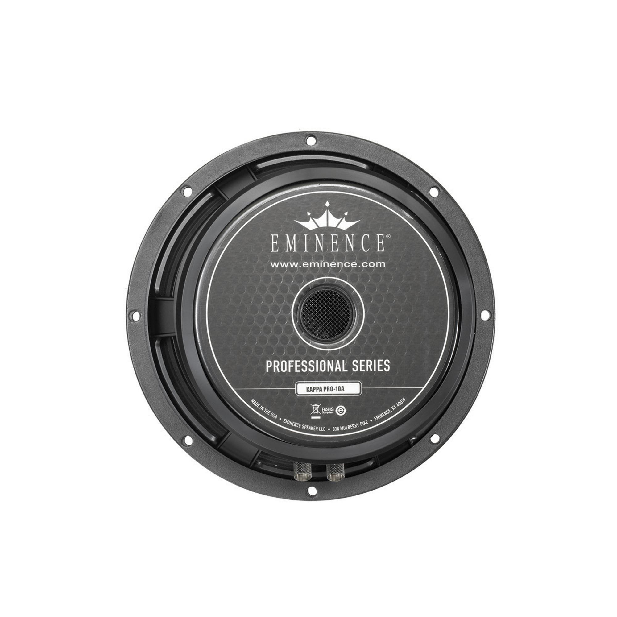 Eminence Professional KappaPro10A 10 Inch Speaker 500 Watts