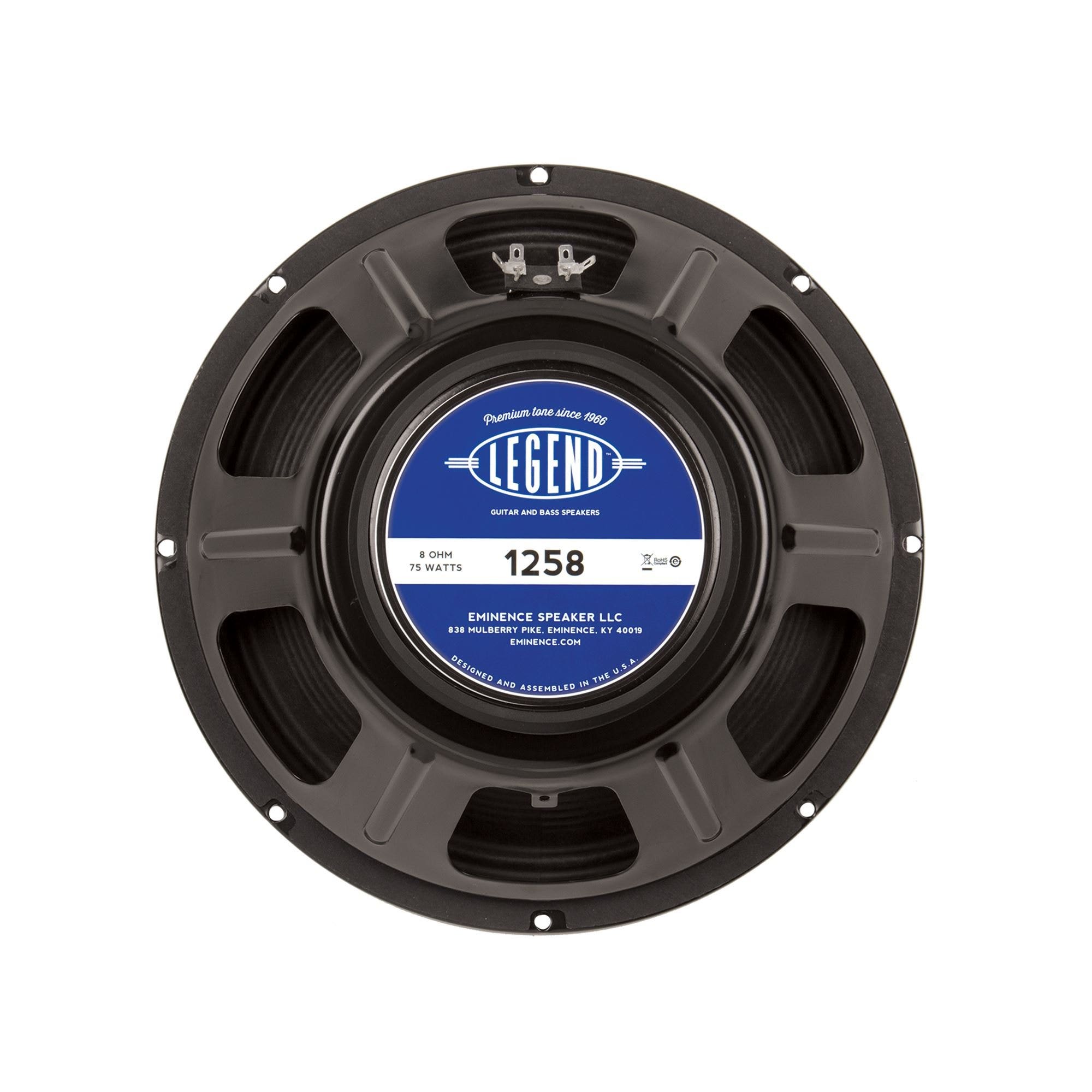 Eminence Legend 1258 12 Inch Guitar Speaker 50 Watts