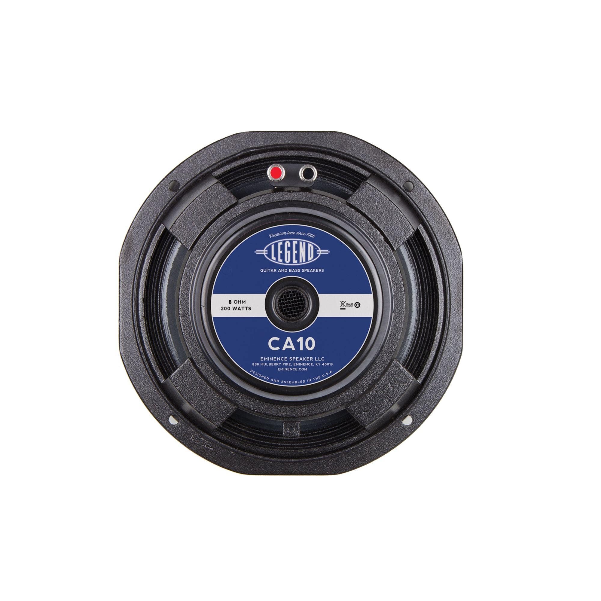 Eminence Legend CA108 10 Inch Bass Amp Speaker 200 Watts