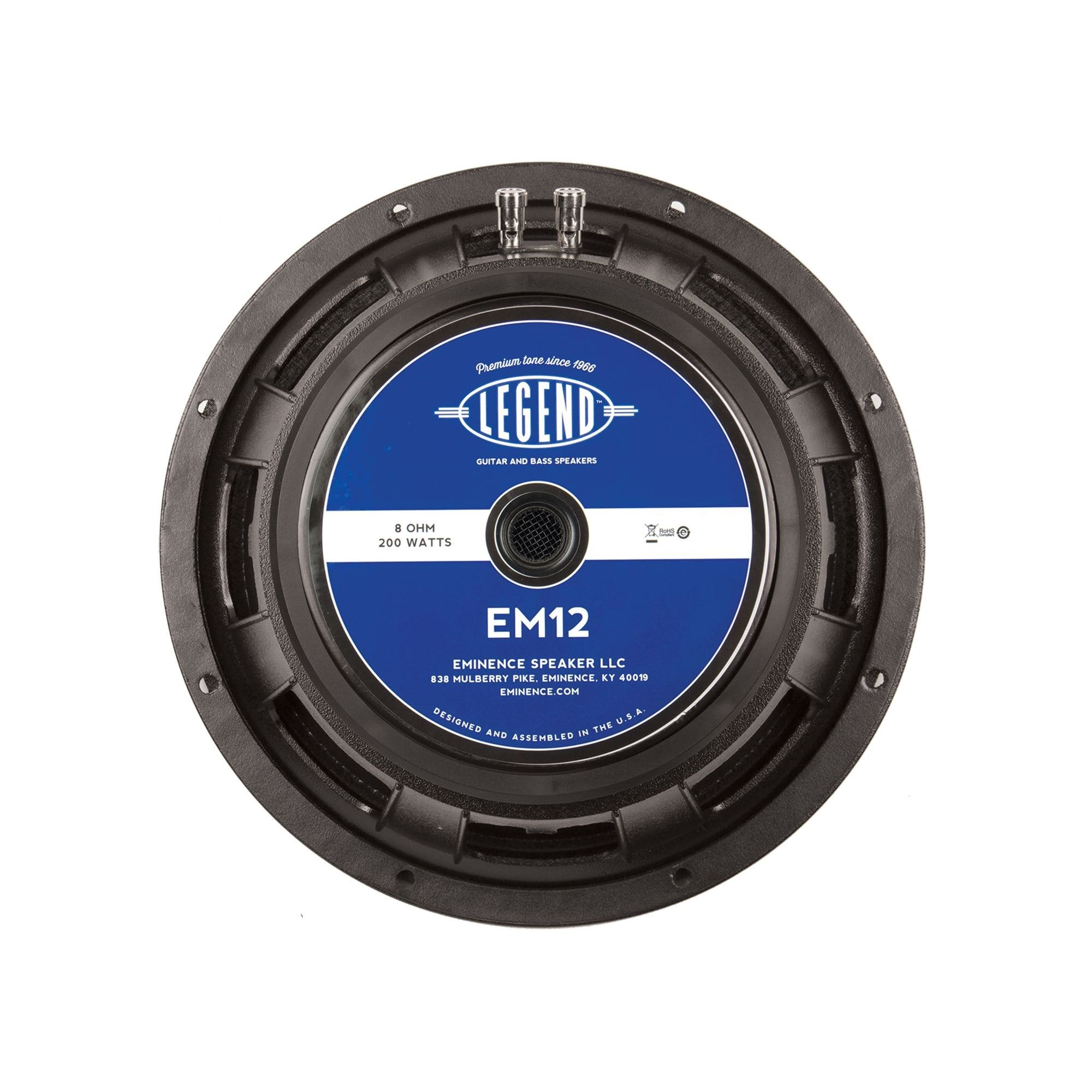 Eminence Legend EM12 12 Inch Guitar Speaker 200 Watts