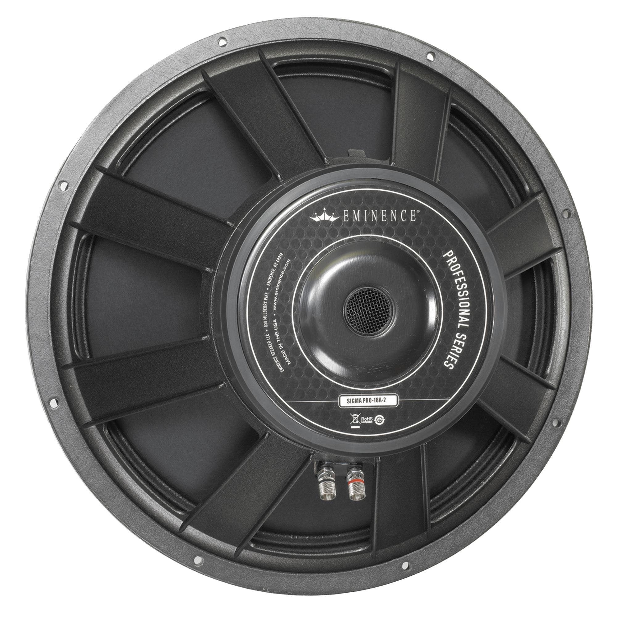 Eminence Professional SigmaPro 18A2 18 Inch Bass Speaker 650 Watts