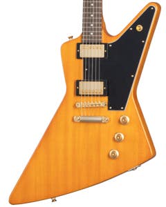 Epiphone 1958 Korina Explorer in Aged Natural with Black Pickguard with Case