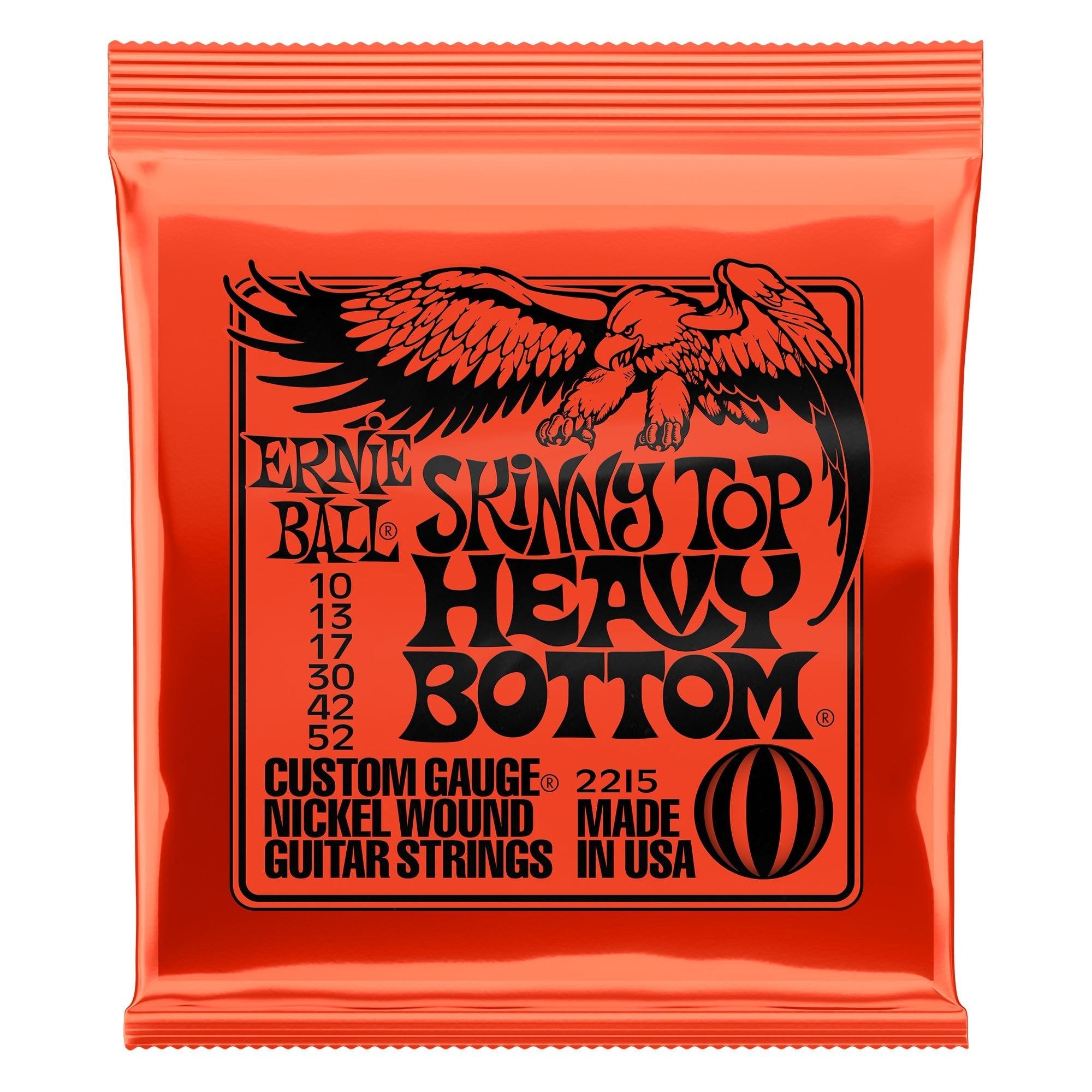 Ernie Ball 2215 Skinny Top Heavy Bottom Slinky Electric Guitar Strings