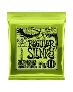 Ernie Ball 2221 Regular Slinky Electric Guitar Strings 10-46