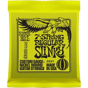 Ernie Ball 2621 7 String Regular Slinky Electric Guitar Strings 10-56