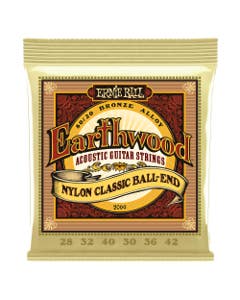 Ernie Ball P02069 Earthwood Folk Nylon Ball End Classical Strings