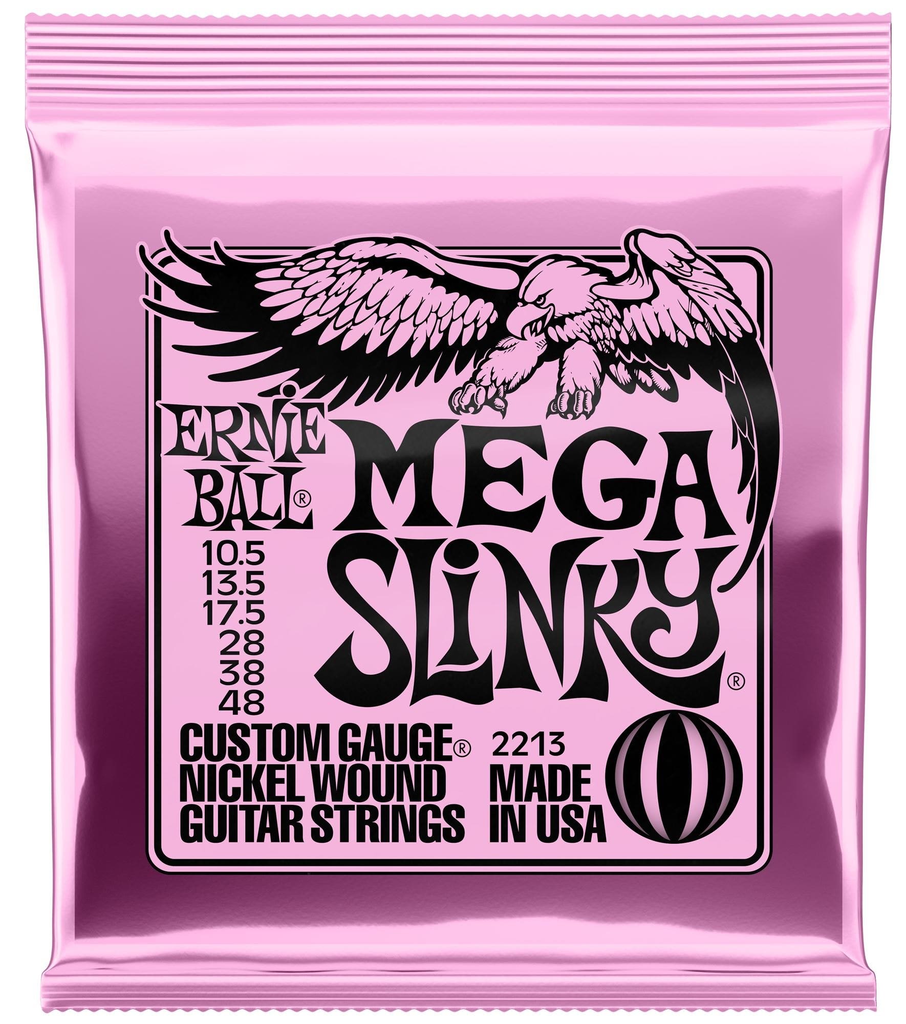 Ernie Ball 2213 Mega Slinky Nickel Wound Electric Guitar Strings
