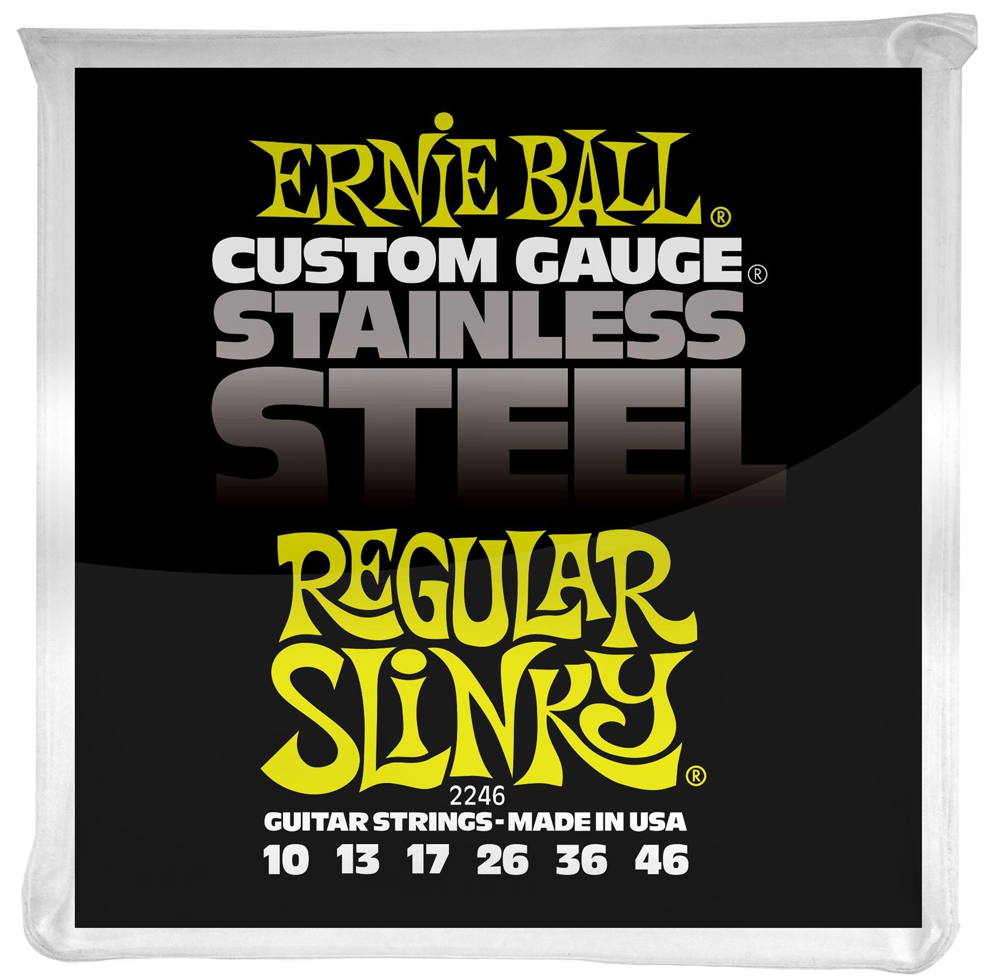 Ernie Ball Slinky Stainless Steel Wound Electric Strings