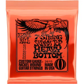Ernie Ball P02615 Skinny Top Heavy Bottom Slinky 7-String Electric Set 10-62